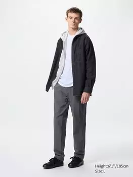 Легкие брюки heattech Uniqlo, цвет 07 серый