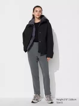 Легкие брюки heattech Uniqlo, серый