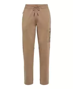 Легкие брюки из смесового хлопка с аквалангом. Boggi Milano, бежевый