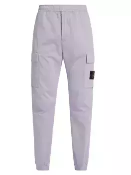 Легкие брюки-карго Stone Island, лаванда
