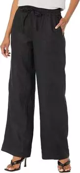 Легкие брюки Two Palms с высокой посадкой Tommy Bahama, черный