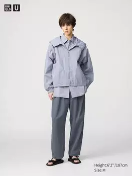 Легкие брюки Uniqlo, серый