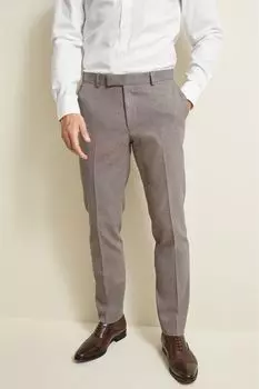 Легкие брюки узкого кроя Moss Moss Bros, бежевый