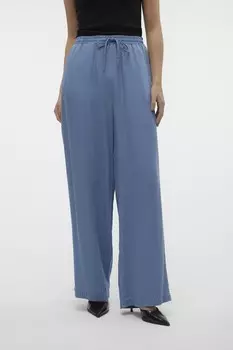 Легкие джинсовые брюки Tencel с широкими штанинами Vero Moda, синий