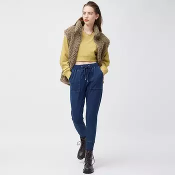 Легкие джинсовые спортивные брюки +X GU, синий