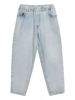Легкие джинсы Brunello Cucinelli Kids, синий