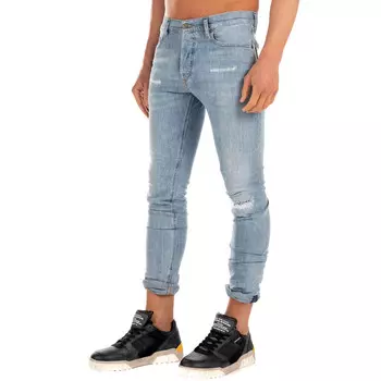 Легкие джинсы скинни из усиленного денима tepphar x Diesel, синий