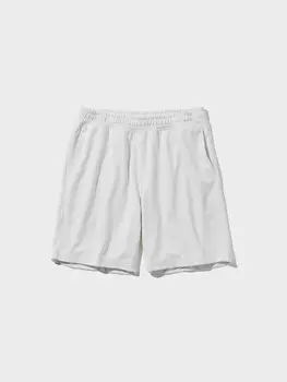 Легкие хлопчатобумажные шорты airism Uniqlo, белый