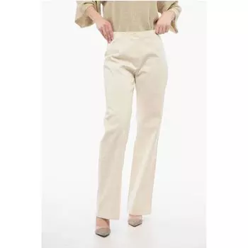 Легкие хлопковые брюки BIKER с высокой талией Our Legacy, Beige