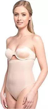 Легкие и удобные моделирующие стринги с высокой талией MAGIC Bodyfashion, цвет Latte