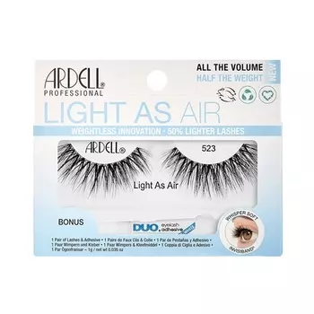 Легкие как воздух 523 Накладные ресницы с клеем Bonus Duo 1G Прозрачный, Ardell