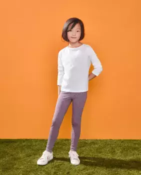 Легкие леггинсы с цветочным принтом для девочек Kids El Corte Ingls, цвет 291 Berenjena