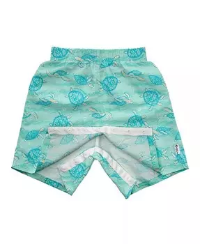 Легкие легкосменные плавки для мальчиков для малышей Green Sprouts, синий