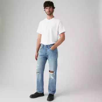 Легкие мужские джинсы 501 Original Fit Levi's, цвет Lookin Good - Medium Wash