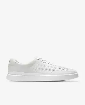 Легкие мужские кожаные кроссовки из перфорированной кожи Cole Haan, белый
