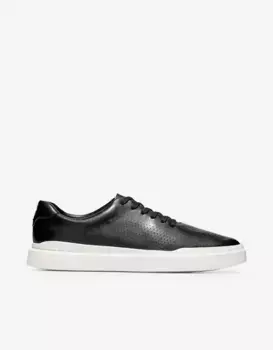 Легкие мужские кожаные кроссовки из перфорированной кожи Cole Haan, чёрный