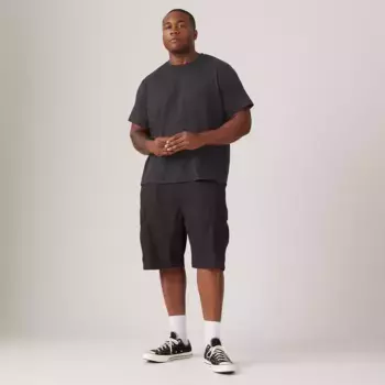 Легкие мужские шорты Carrier Cargo (для больших и высоких) Levi's, цвет Meteorite - Black