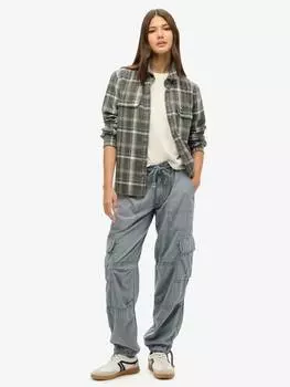 Легкие пляжные брюки-карго Superdry, цвет Blue Mirage