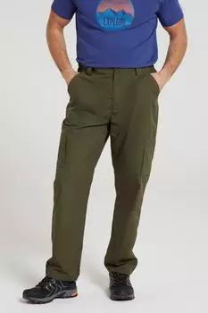 Легкие прогулочные брюки Trek Быстросохнущие походные брюки Mountain Warehouse, хаки