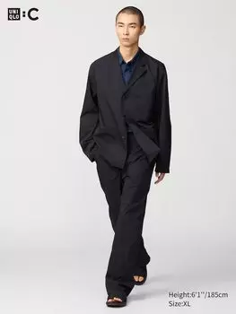 Легкие рабочие брюки Uniqlo, черный