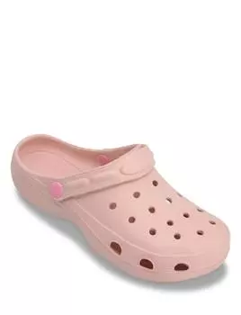 Легкие сабо Eva с широкой посадкой и надежным ремешком на пятке для устойчивости Amber, розовый