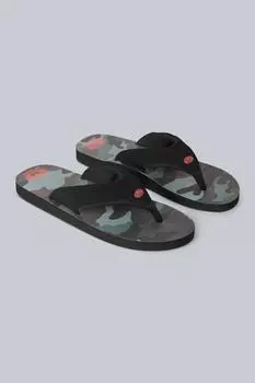 Легкие шлепанцы с принтом Jekyl по всей поверхности Animal, зеленый