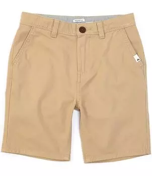 Легкие шорты-чинос на каждый день Quiksilver Big Boys 8–16, бежевый