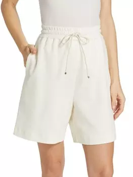 Легкие шорты Max Mara с кулиской nuevo, белый