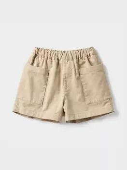 Легкие шорты твил Uniqlo, цвет 32 бежевый