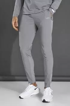 Легкие спортивные брюки man active Boohoo, серый