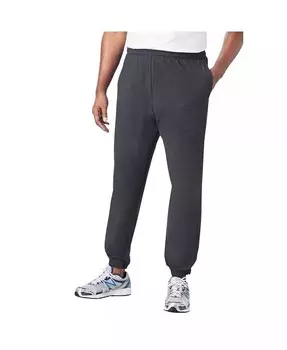 Легкие спортивные штаны с эластичными манжетами для мужчин больших и высоких размеров KingSize, серый