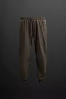 Легкие треккинговые брюки ZARA, цвет Dark olive