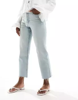 Легкие укороченные джинсы прямого кроя ASOS DESIGN
