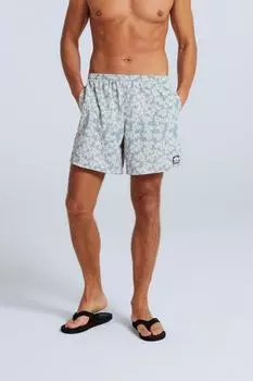 Легкие водостойкие шорты для плавания из переработанных материалов с принтом «Reeva» Animal, зеленый