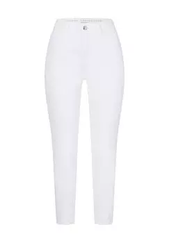 Легкие женские джинсы Dream Wonder с высокой талией длиной 7/8 MAC, цвет White Denim