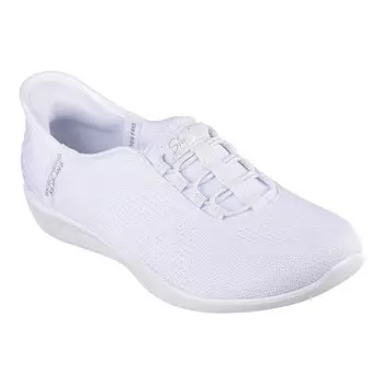 Легкие женские туфли Skechers Hands Free Slip-ins Newbury St, белый