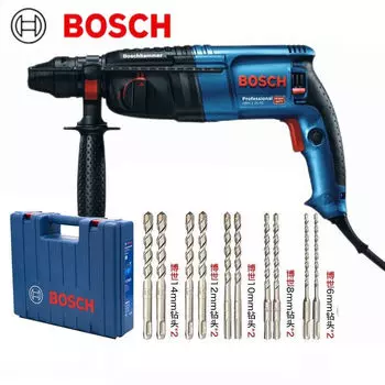 Легкий электрический молот Bosch, электрическая дрель, электрический кирка, подключаемый модуль промышленного класса, многофункциональный четырехъямовый электрический молоток