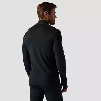 Легкий базовый слой из полиэстера с молнией 1/4 – мужской Stoic, цвет Stretch Limo