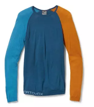 Легкий базовый топ с длинными рукавами 120 Comp — мужской Ortovox, синий