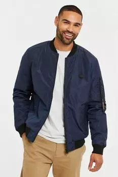 Легкий бомбер Rasen Threadbare, синий