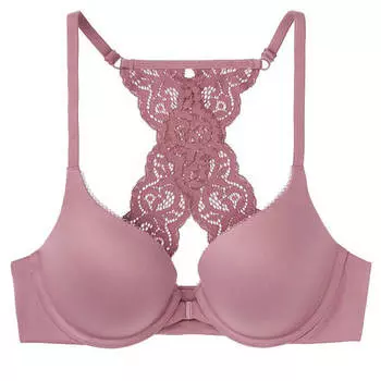 Легкий бюстгальтер с эффектом пуш-ап Victoria's Secret Body by Victoria Perfect Shape, розово-лиловый