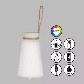 Легкий! BY FHL «Bruno» настольный светильник для наружного освещения, 1 лампочка, светодиодный модуль | Прочно интегрированный светодиод, светодиод, мобильный светильник, аккумуляторная лампа, регулировка яркости, изменение цвета Easy! By Fhl, б...