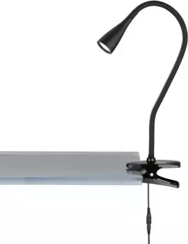 Легкий! BY FHL Зажимной светильник "Nox", 1 лампочка, источник света Светодиодный модуль | Светодиод прочно интегрирован Easy! BY FHL Высота: 35,00 см., черный