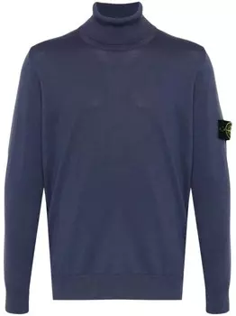 Легкий чистый джемпер Stone Island, синий