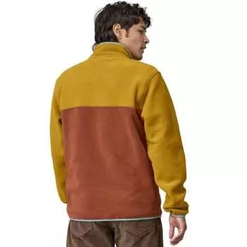 Легкий флисовый пуловер Synchilla Snap-T мужской Patagonia, цвет Sisu Brown