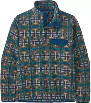 Легкий флисовый пуловер Synchilla Snap-T — женский Patagonia, синий