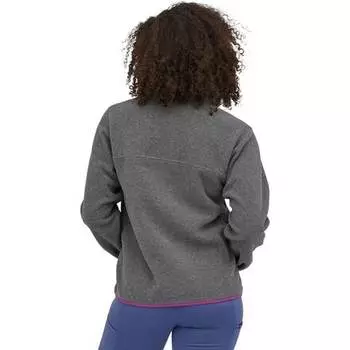 Легкий флисовый пуловер Synchilla Snap-T — женский Patagonia, цвет Nickel/Amaranth Pink