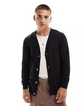 Легкий кардиган черного цвета Jack & Jones