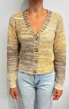 Легкий кардиган Esmerelda в рубиново-красную полоску Central Park West