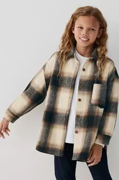 Легкий клетчатый пиджак Next